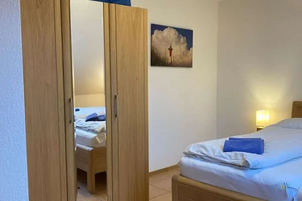 Schlafzimmer Haus Fregatte Ferienwohnung 1