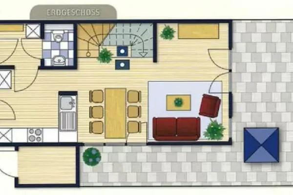 Grundriss  Austernfischer (E013)