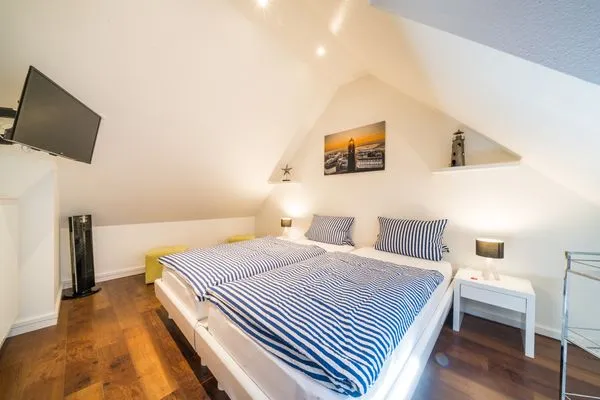 Schlafzimmer  Villa Wilhelmine - Ferienwohnung Jan