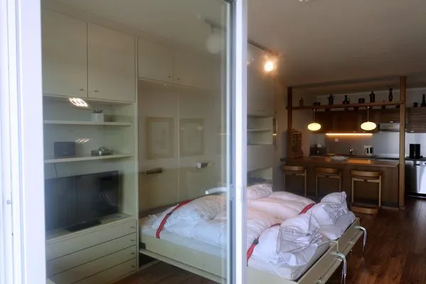 Wohnzimmer Panorama Whg 108, 8. OG