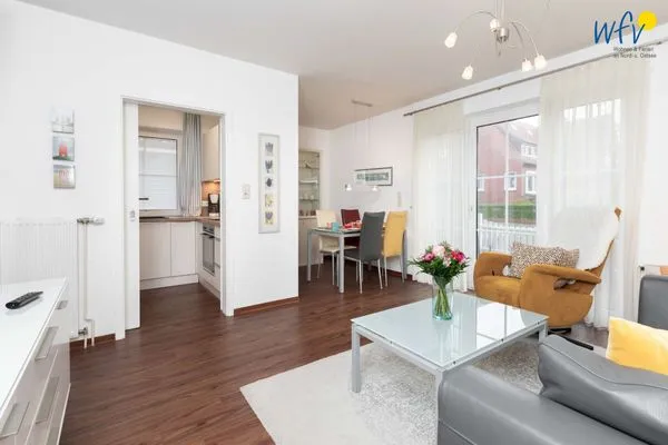 Wohnzimmer Juist Zauber - Haus 3 Ferienwohnung Hildegard