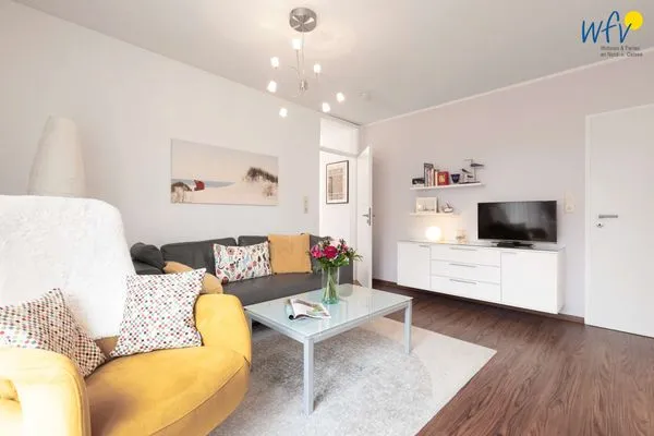 Wohnzimmer Juist Zauber - Haus 3 Ferienwohnung Hildegard