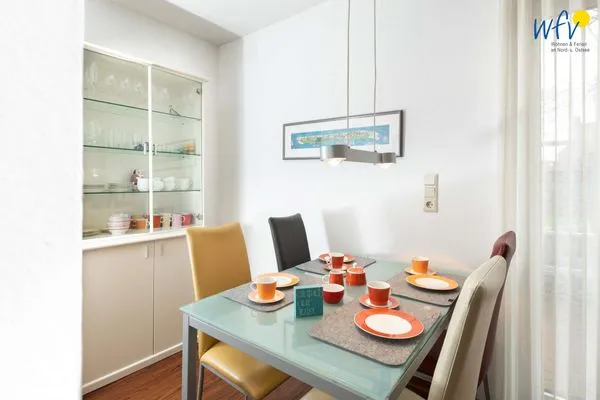 Küche / Küchenzeile Juist Zauber - Haus 3 Ferienwohnung Hildegard