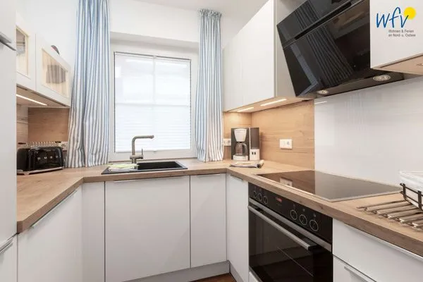 Küche / Küchenzeile Juist Zauber - Haus 3 Ferienwohnung Hildegard