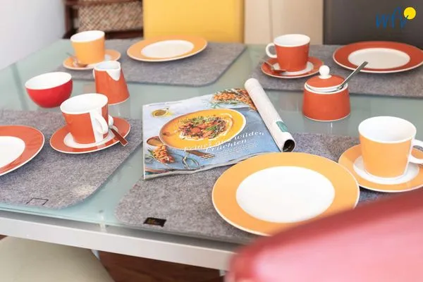 Küche / Küchenzeile Juist Zauber - Haus 3 Ferienwohnung Hildegard