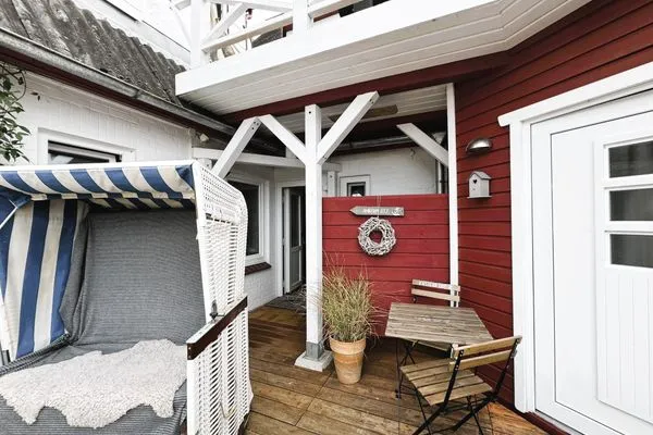 Eingangsbereich zur Ferienwohnung Ankerplatz No. 8  Ankerplatz No. 8