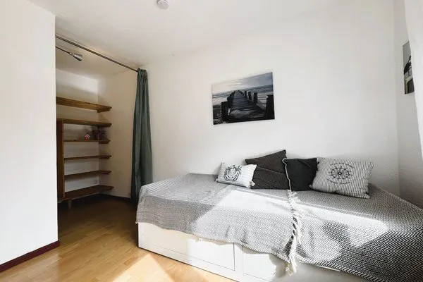Zweites Schlafzimmer mit 2 Einzelbetten (90 x 200 cm)  Ankerplatz No. 8