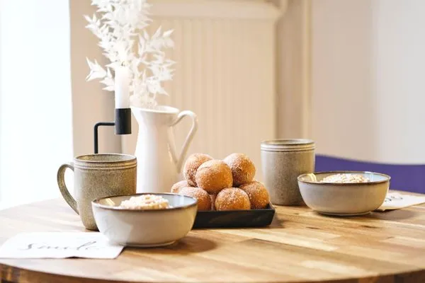 Küche mit Geschirrspüler, Herd, Kühlschrank, uvm.  Villa Rosa