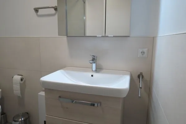 Badezimmer  Seeschlößchen Ferienwohnung 10