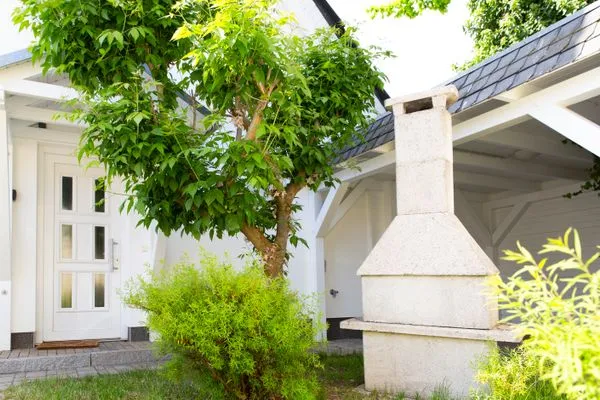 Fassade / Eingang  Ferienhaus Leselust