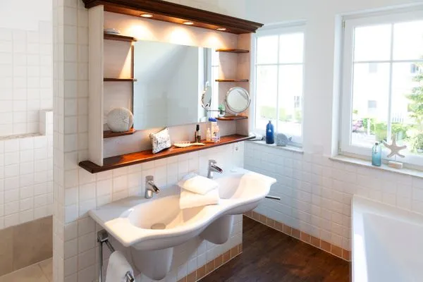 Badezimmer  Ferienhaus Leselust
