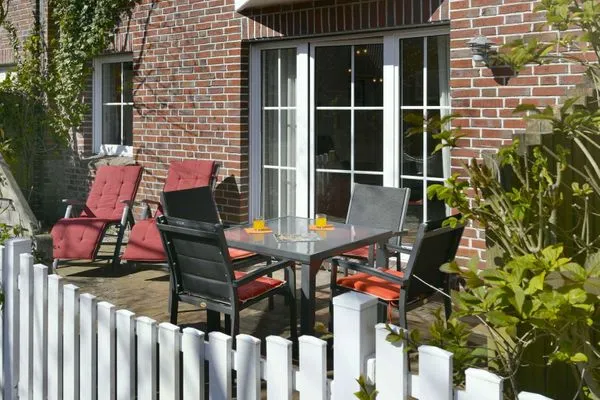Terrasse Juist Zauber - Haus 3 Ferienwohnung Hildegard