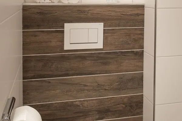 Badezimmer  Hus op de Wurth Ferienwohnung Ruheinsel