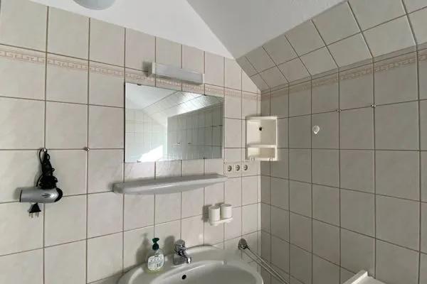 Badezimmer  Hus op de Wurth Ferienwohnung 17