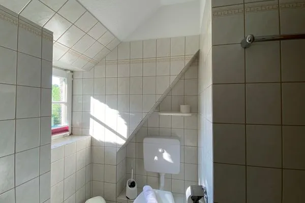 Badezimmer  Hus op de Wurth Ferienwohnung 17