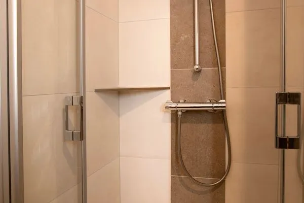 Badezimmer  Hus op de Wurth Ferienwohnung Austernfischer