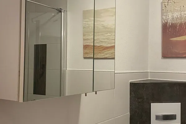 Badezimmer  Hus op de Wurth Ferienwohnung 4