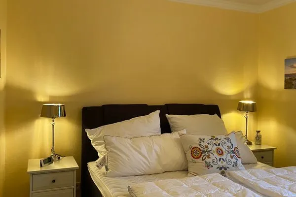 Schlafzimmer  Hus op de Wurth Ferienwohnung 4