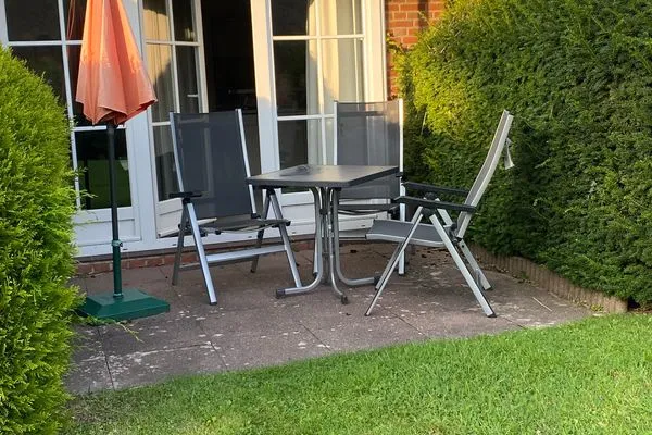 Terrasse  Hus op de Wurth Ferienwohnung 7