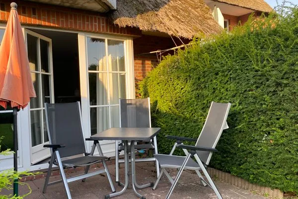 Terrasse  Hus op de Wurth Ferienwohnung 7