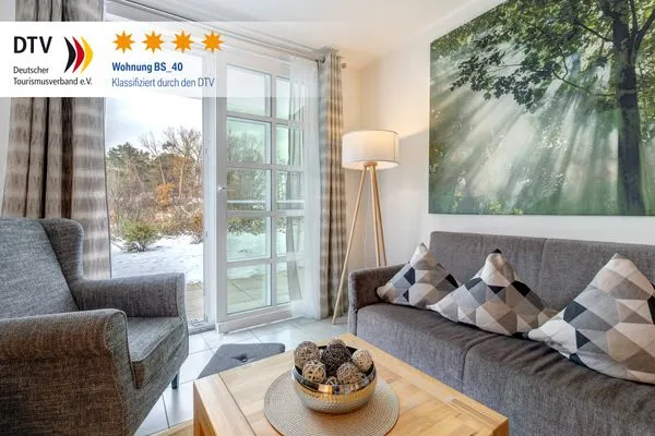 Wohnzimmer  Residenz am Balmer See, Whg. 40