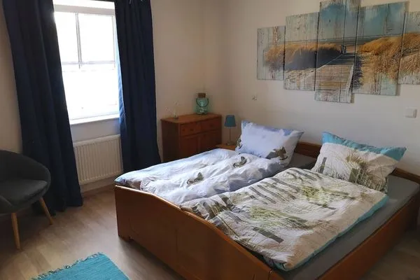 Schlafzimmer  Ferienwohnung Deichkrone