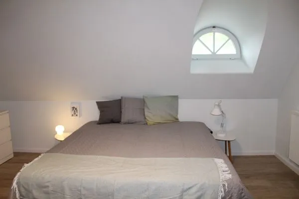 Schlafzimmer  Hus op de Wurth Ferienwohnung seaside sixteen