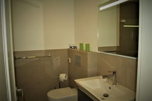 Badezimmer  Hus op de Wurth Ferienwohnung Deichblick