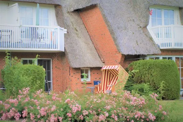 Terrasse  Hus op de Wurth Ferienwohnung Deichblick