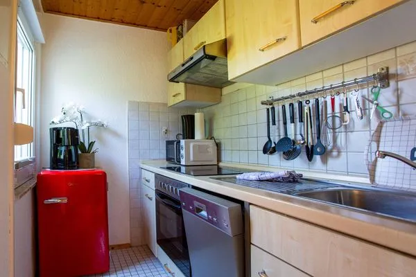 Ferienhaus MöwenNest Blick in die Küche  MöwenNest