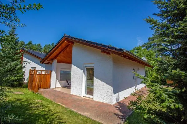 Ferienhaus MöwenNest Blick auf die Terasse des Hauses  MöwenNest