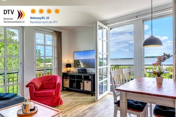 Wohnzimmer  Residenz am Balmer See, Whg. 52