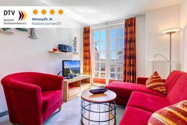 Wohnzimmer  Residenz am Balmer See, Whg. 48