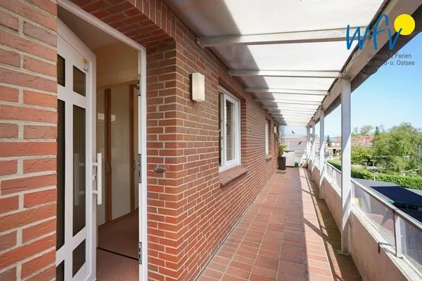 Fassade / Eingang Haus Kiebitz Ferienwohnung Strandkörbchen