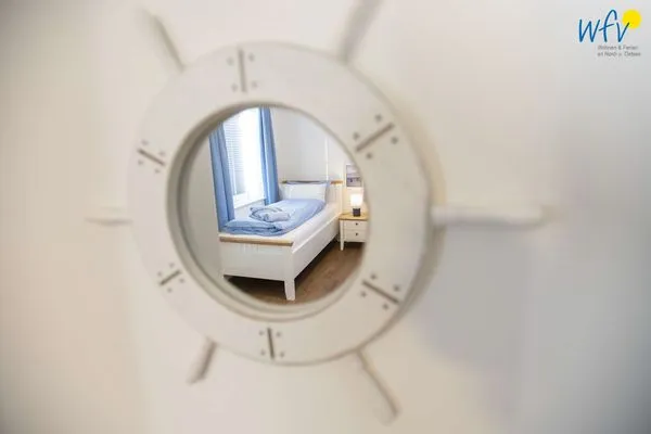 Schlafzimmer Haus Flinthörnweg Ferienwohnung Flinthome