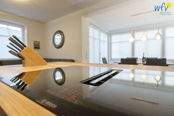 Küche / Küchenzeile Haus Flinthörnweg Ferienwohnung Flinthome