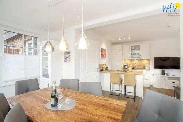 Küche / Küchenzeile Haus Flinthörnweg Ferienwohnung Flinthome