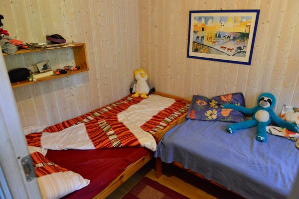  Ferienhaus Ausmina Otterndorf - Schlafzimmer mit zwei Einzelbetten