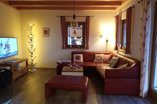 Wohnzimmer  Eulennest - Feriendorf Via Claudia Haus 81