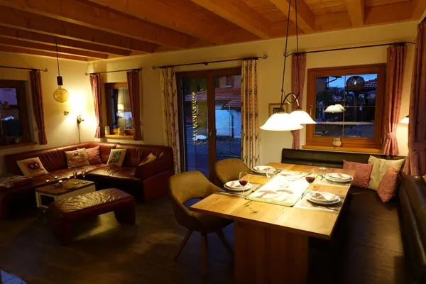 Wohnzimmer  Eulennest - Feriendorf Via Claudia Haus 81