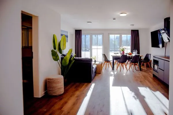 Wohnzimmer Smart Resorts Haus Smaragd Ferienwohnung 903