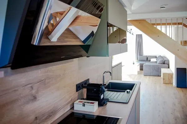 Küche / Küchenzeile Smart Resorts Haus Smaragd Ferienwohnung 904