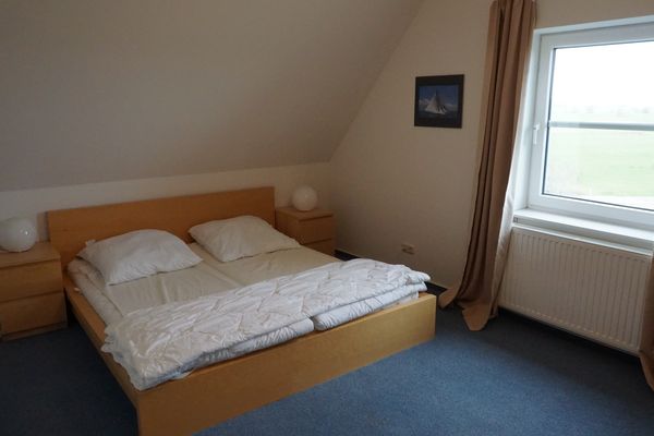  Fernsicht Welt / Vollerwiek - Doppelbett