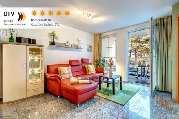 Wohnzimmer  Ostseeresidenz Gorki Park, Whg. 02