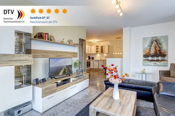 Wohnzimmer  Ostseeresidenz Gorki Park, Whg. 07