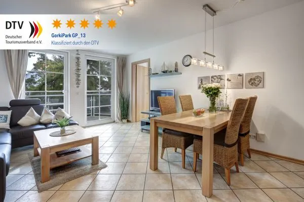 Wohnzimmer  Ostseeresidenz Gorki Park, Whg. 13