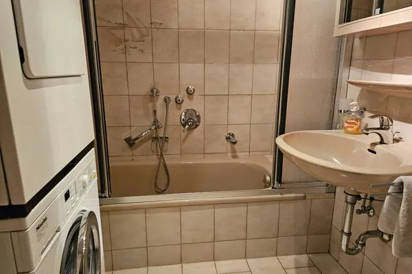 Badezimmer  Ferienwohnung "Amperschlucht"