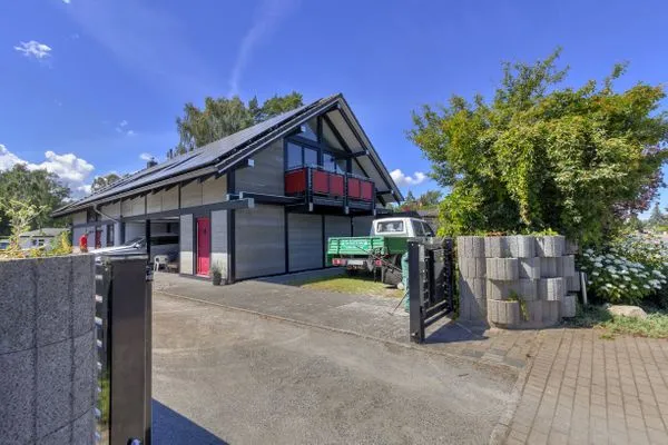 Garten  Ferienwohnung Emilia