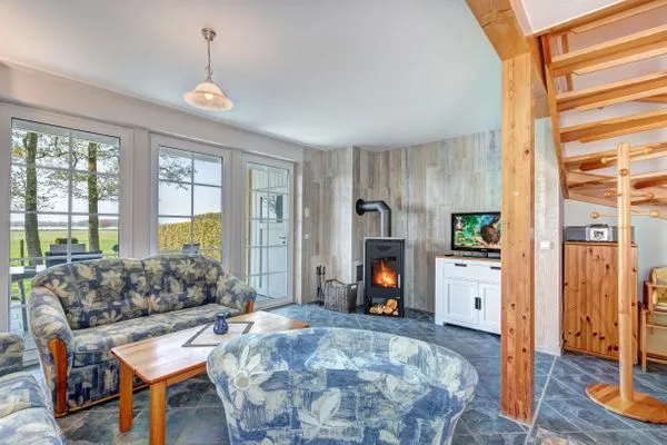 Wohnzimmer  Ferienhaus zur frischen Brise, Whg. 01