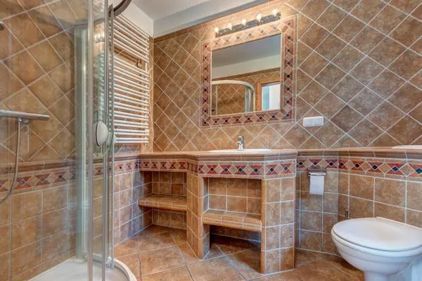 Badezimmer  Ferienhaus zur frischen Brise, Whg. 01